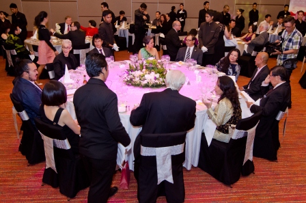 Guests on the VIP table enjoying the Flavours of Australia launch evening.